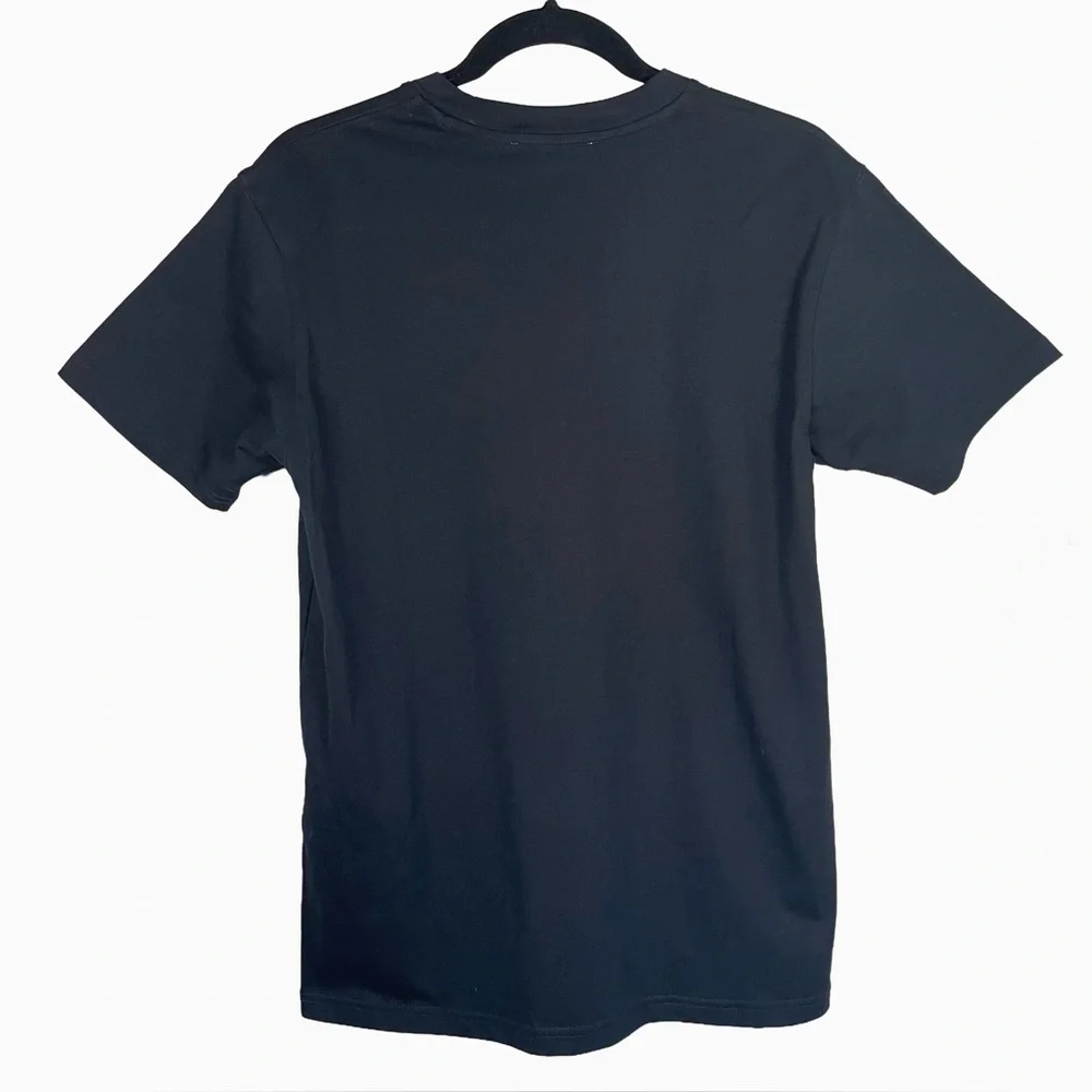 Onitsuka Tiger Black Gold Logo Tee Shirt M NWT Japanese Streetwear - Picture 3 of 6